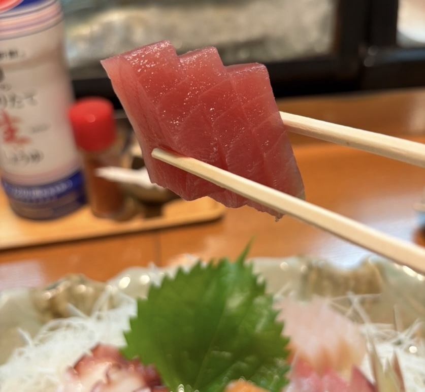 は松（豊田市）　マグロの刺身