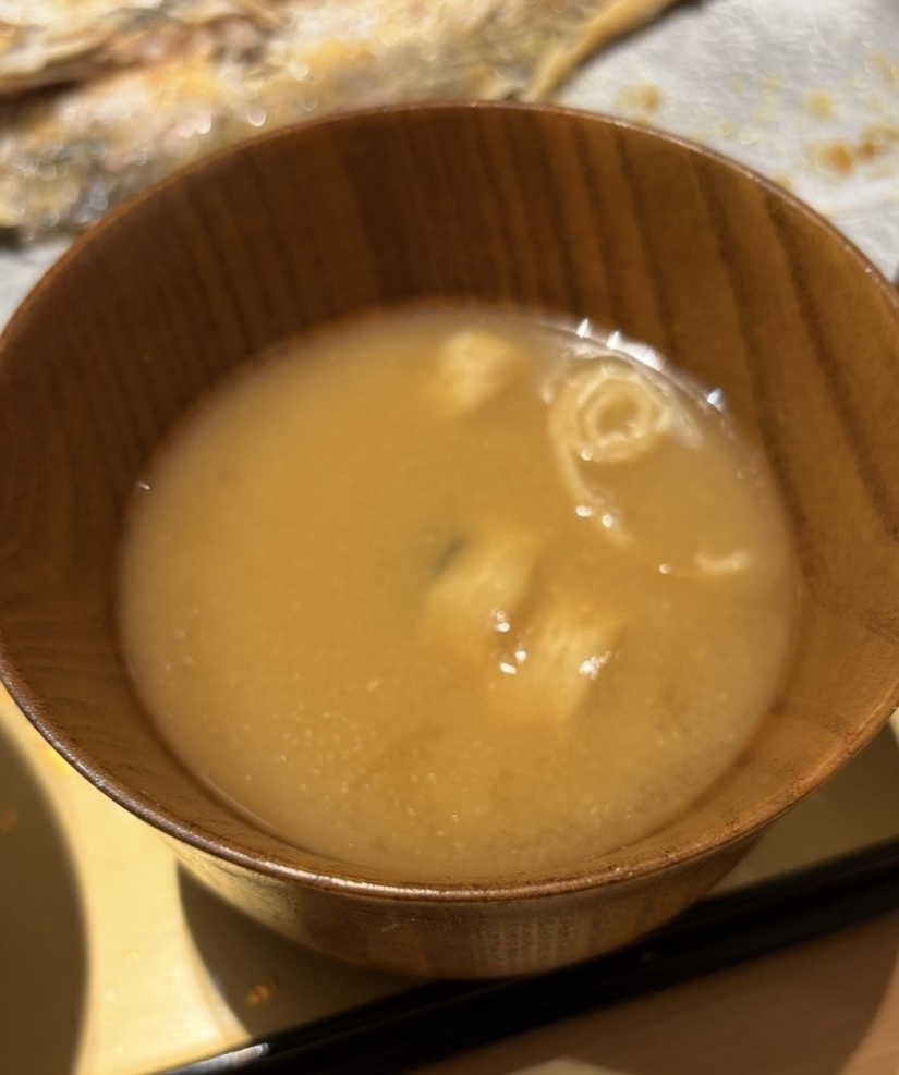 ひものと和めし処 をかし（豊田市）　味噌汁