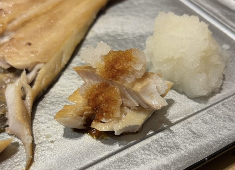 ひものと和めし処 をかし（豊田市）　ほっけと大根おろし