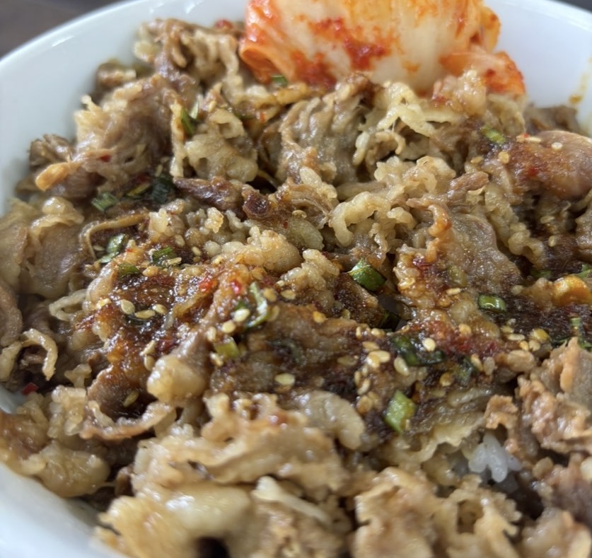 白頭山 細谷店　カルビ丼