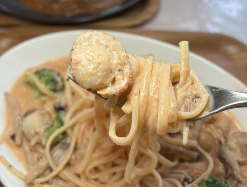 ラ・フェリィチェ（豊田市）　ホタテのクリームパスタ