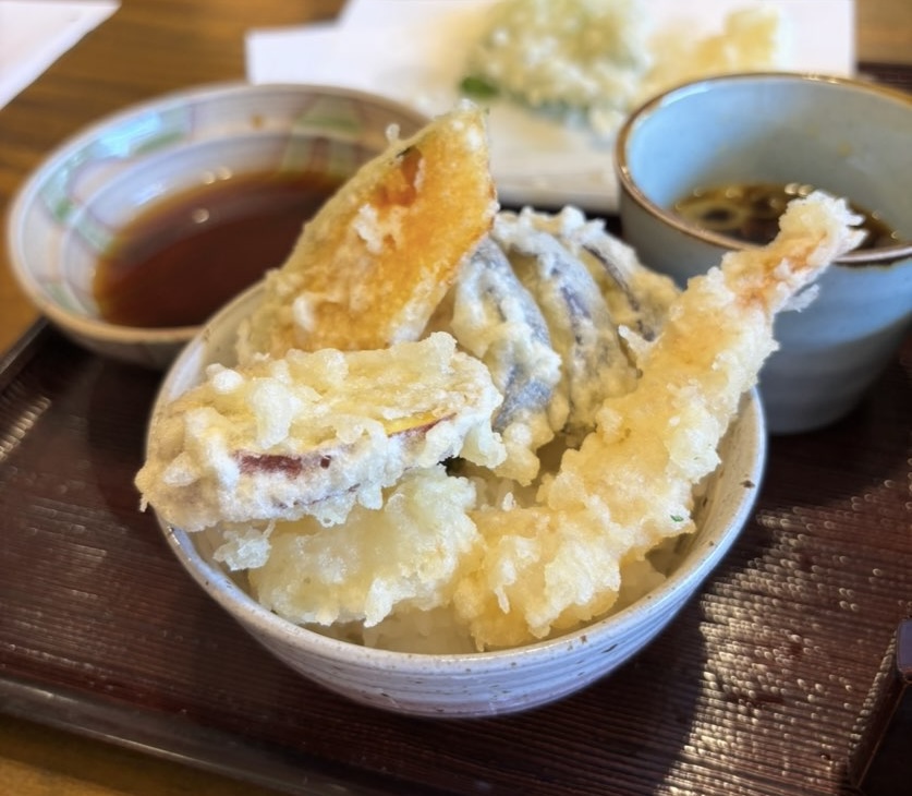 そば工房すもも（豊田市）　セルフ天丼
