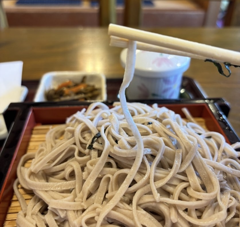 そば工房すもも（豊田市）　ざるそば一口