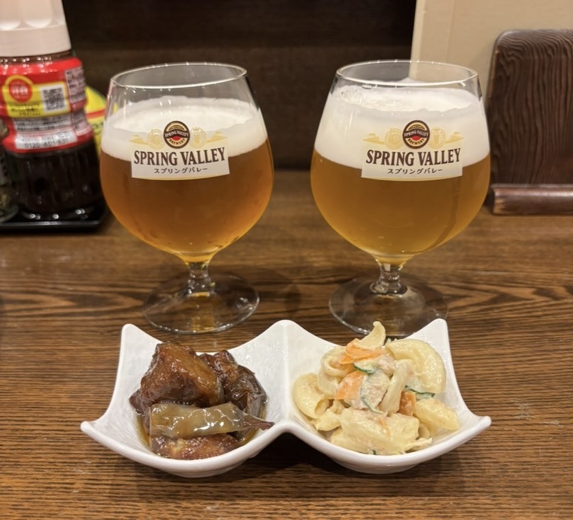 道楽(豊田市) お通しとcraftビール