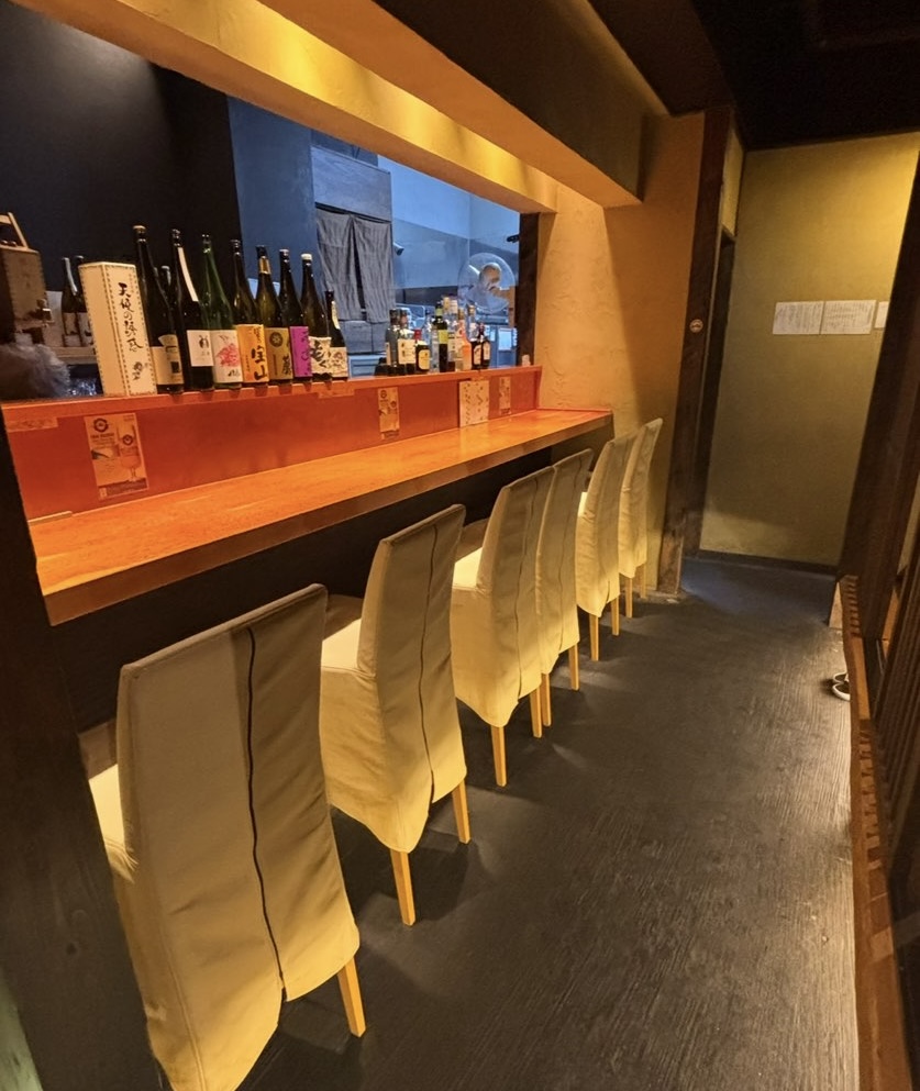 JAPANESE DINING 花蔵(豊田市) カウンター席