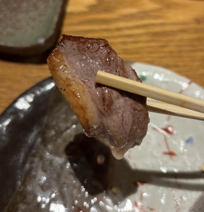 JAPANESE DINING 花蔵(豊田市) 鴨の石焼一口