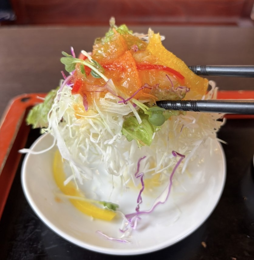 キッチン和味（豊田市）　サラダ一口