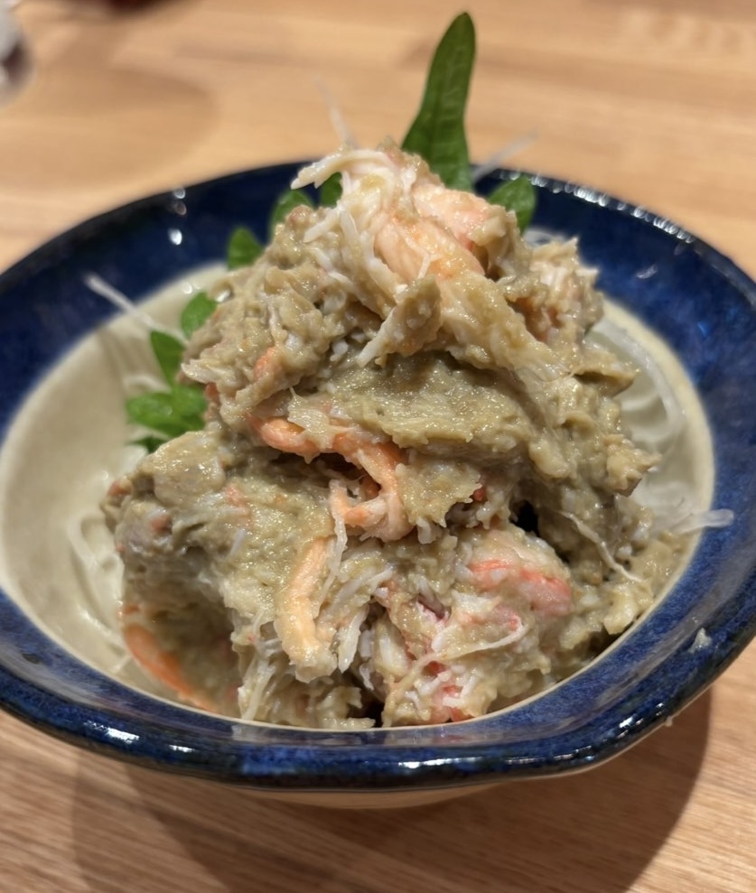 飲み喰い処 ろく兄弟店 かに身カニ味噌つまみ