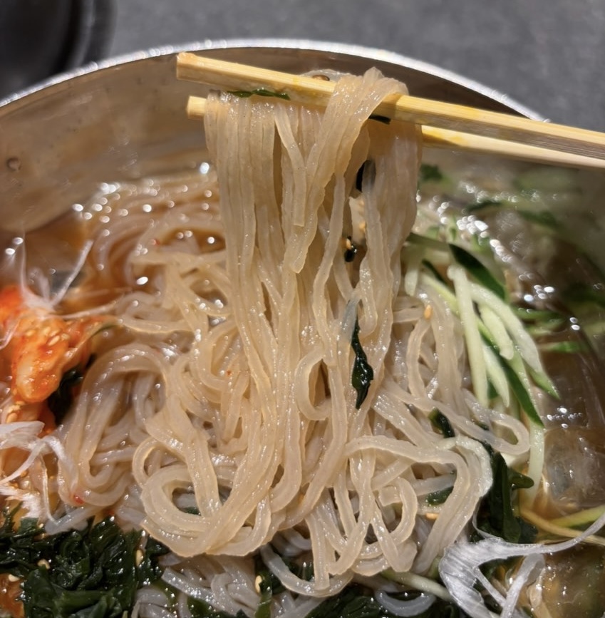 朝日亭 豊栄店 冷麺の麺