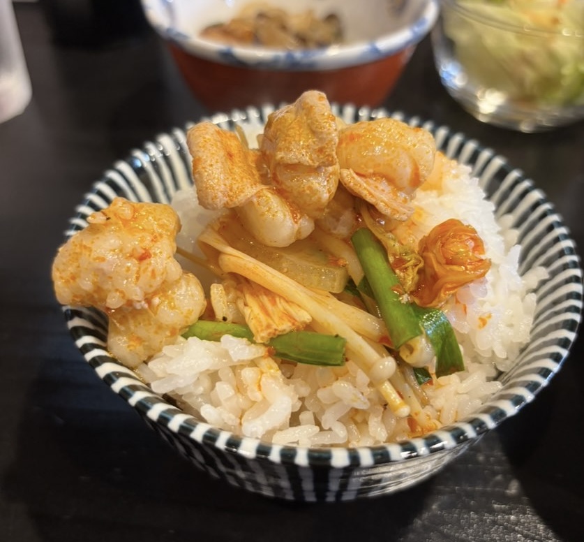 韓国料理 釜山(豊田市) ホルモンチゲ丼