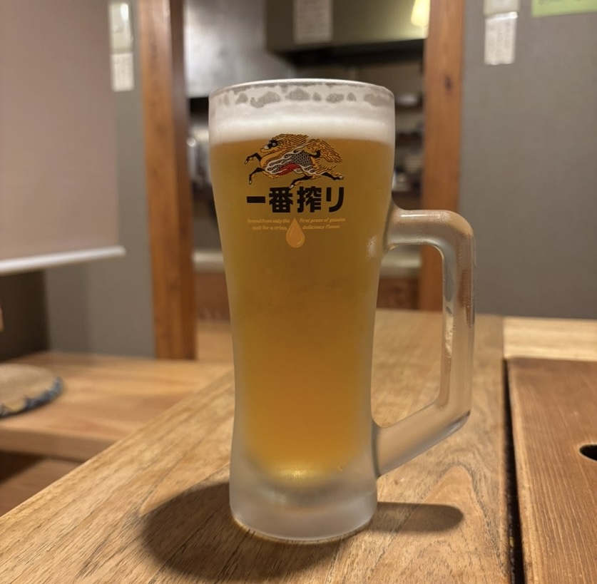 いろり和家（豊田市）　ビール