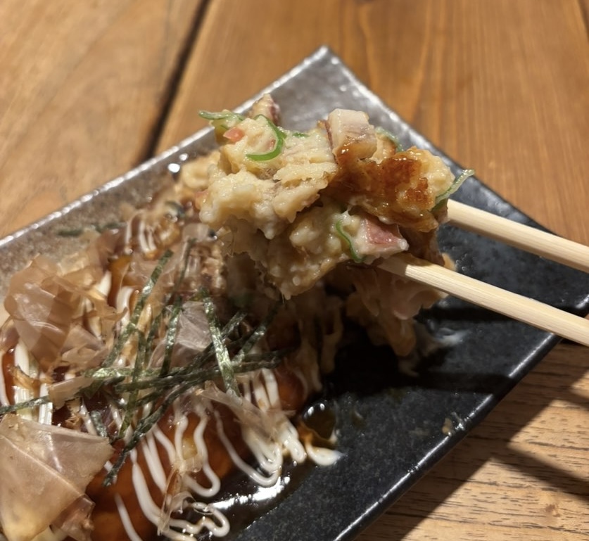 いろり和家（豊田市）　ふわとろ焼き一口