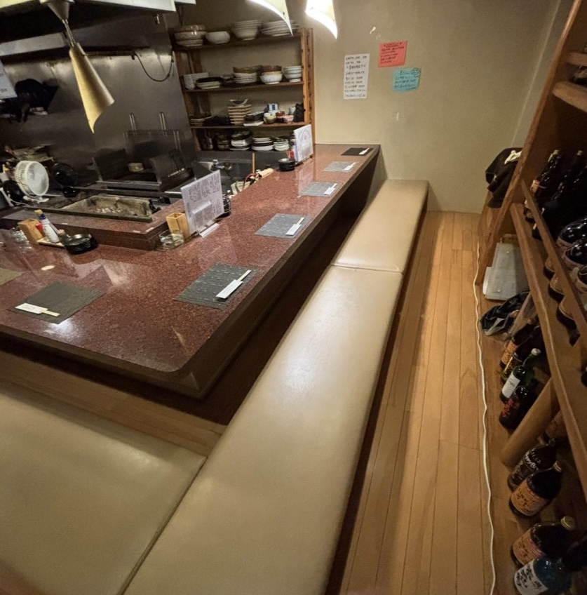 いろり和家（豊田市）　カウンター席