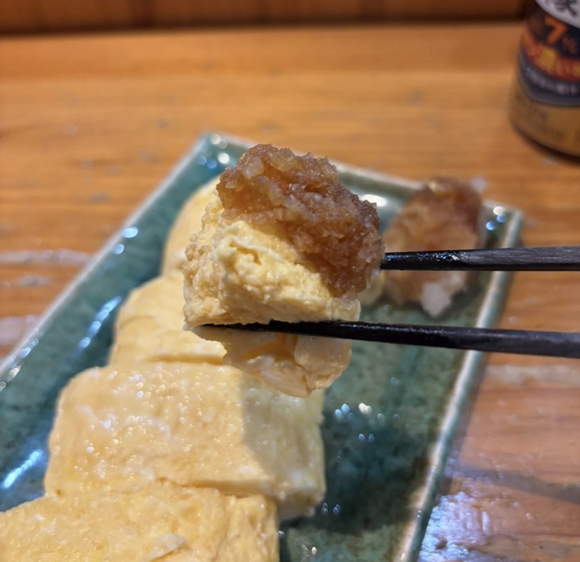 和み たむら（豊田市駅）　だし巻き玉子一口