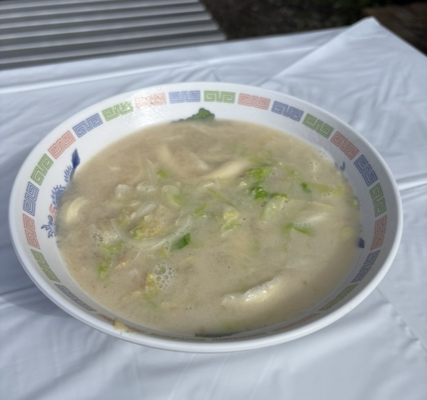 香嵐渓もみじまつり2025　屋台の刀削麺