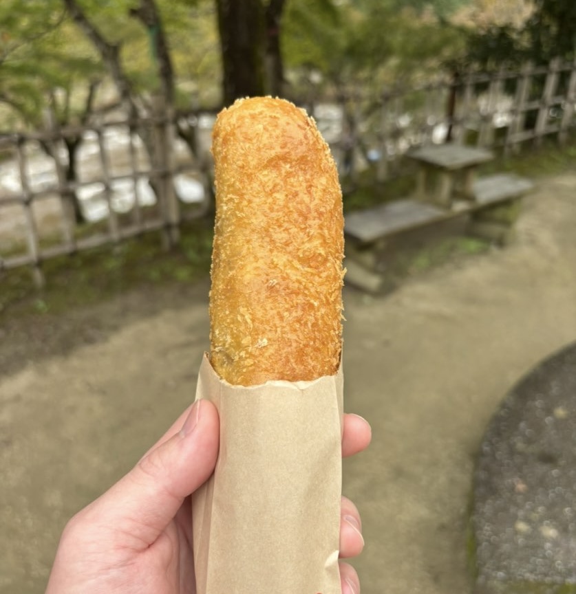 香嵐渓もみじまつり2025　屋台の香嵐渓カレーパン