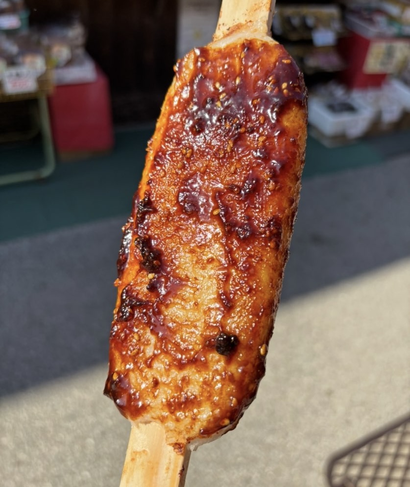 香嵐渓もみじまつり2025 屋台　五平餅