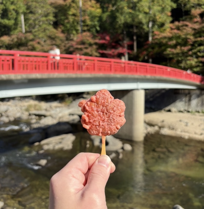 香嵐渓もみじまつり2025 屋台 もみじまんじゅう