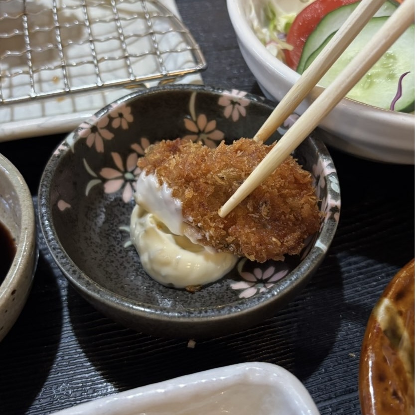 お食事処 兼市(豊田市) カキフライとタルタルソース