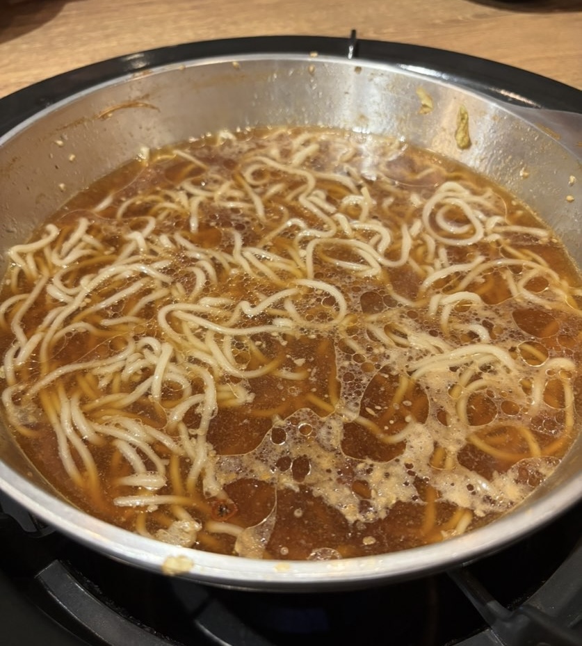 もつ鍋 岳（豊田市駅）　もつ鍋の締めのちゃんぽん