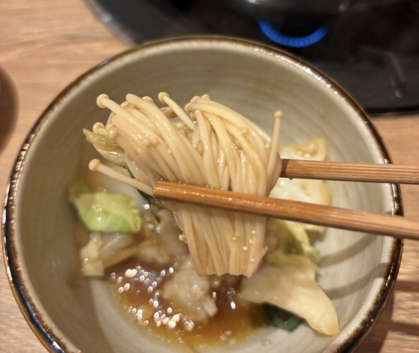 もつ鍋 岳（豊田市駅）　もつ鍋の具材
