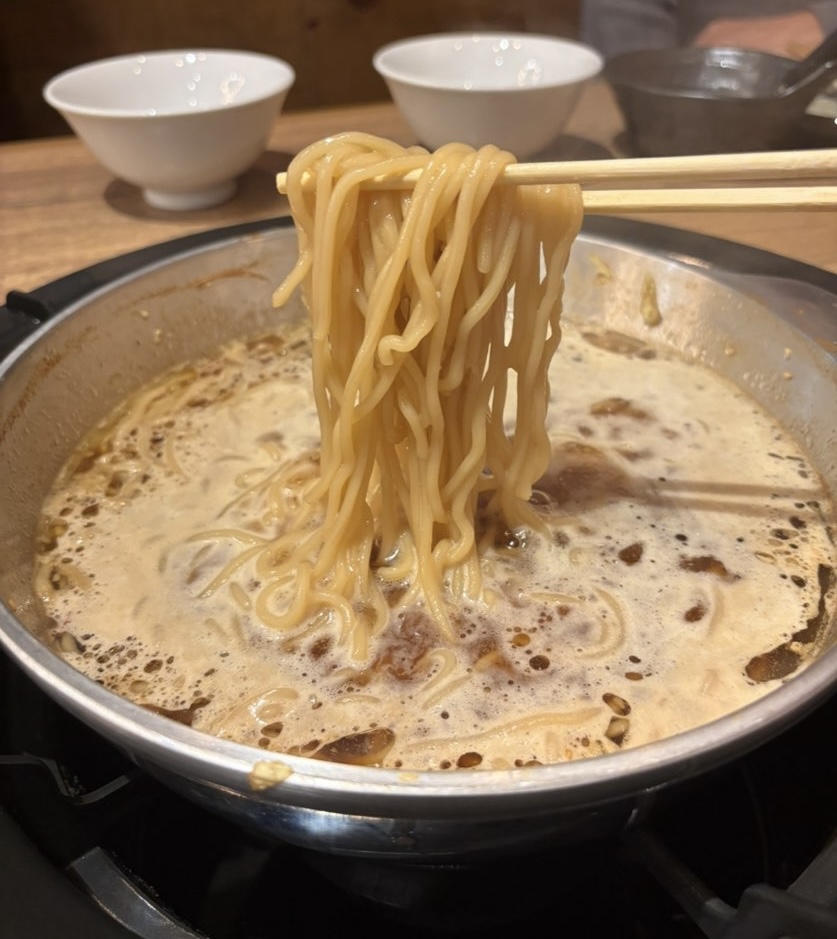 もつ鍋 岳（豊田市駅）　締めのちゃんぽん