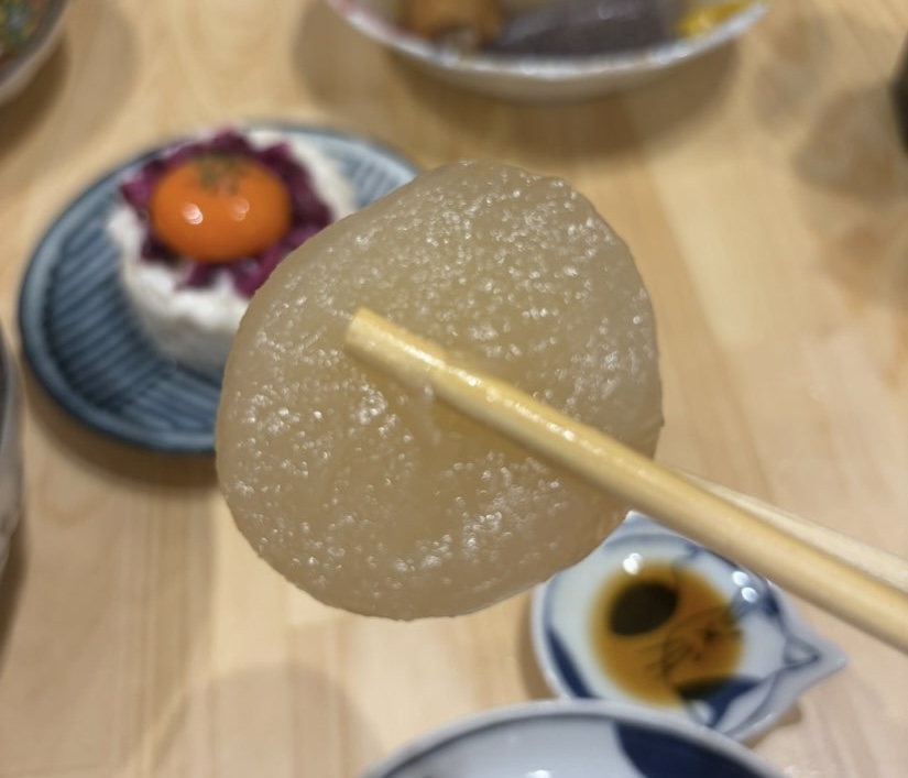 魚と7〜ととせぶん〜（豊田市駅）　おでんの大根