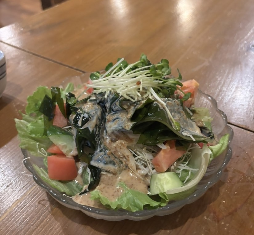 ろばた紗倶羅 平山店 わかめサラダ