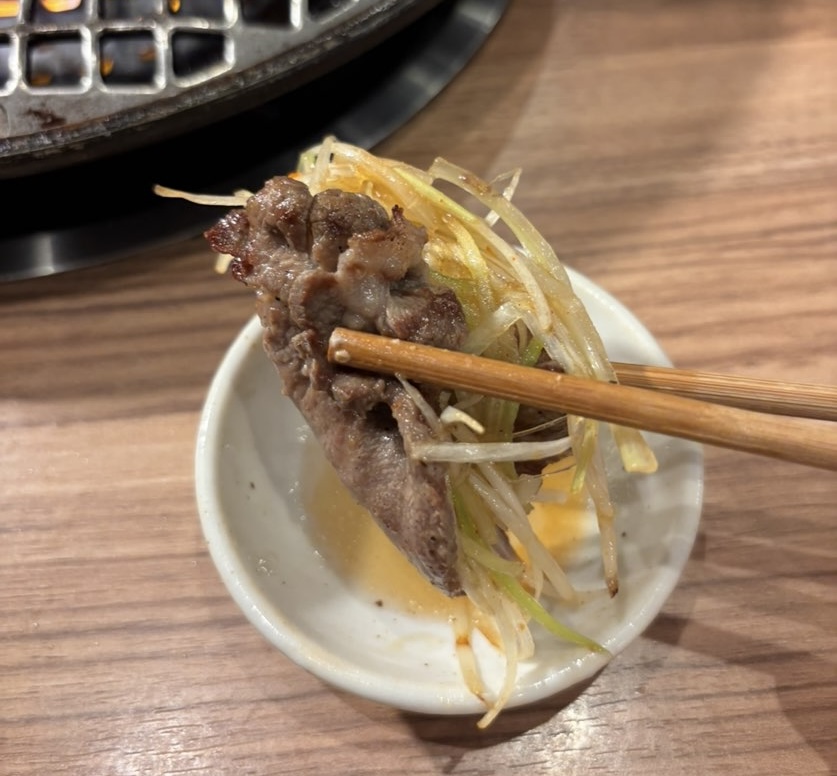 焼肉ぜっと KITAMACHI ネギ塩タン一口