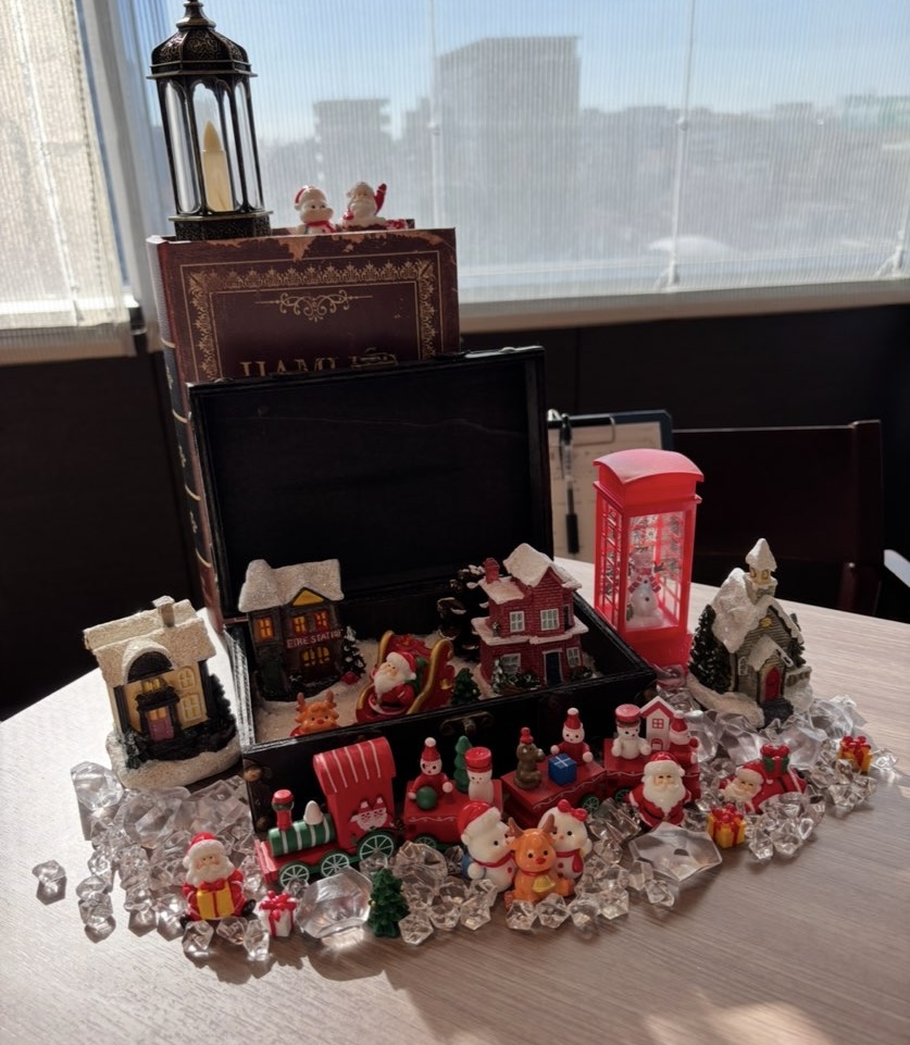 シーズナルキッチン ル・ボナール　クリスマスの飾り付け