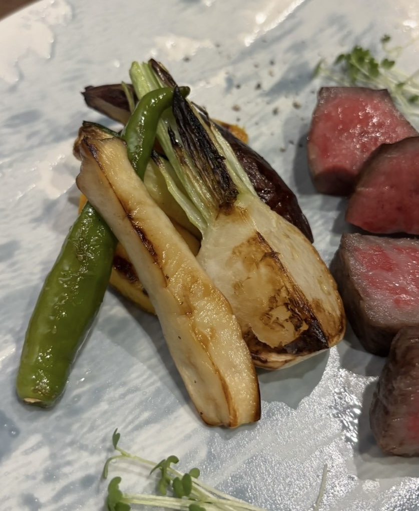 創作焼肉亭 にくよい(岡崎市) 熟成タンと和牛ステーキの焼き野菜