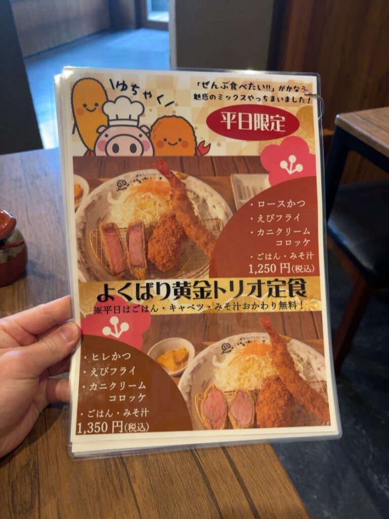 厚切りレアとんかつ やまとん 岡崎店 平日限定メニュー