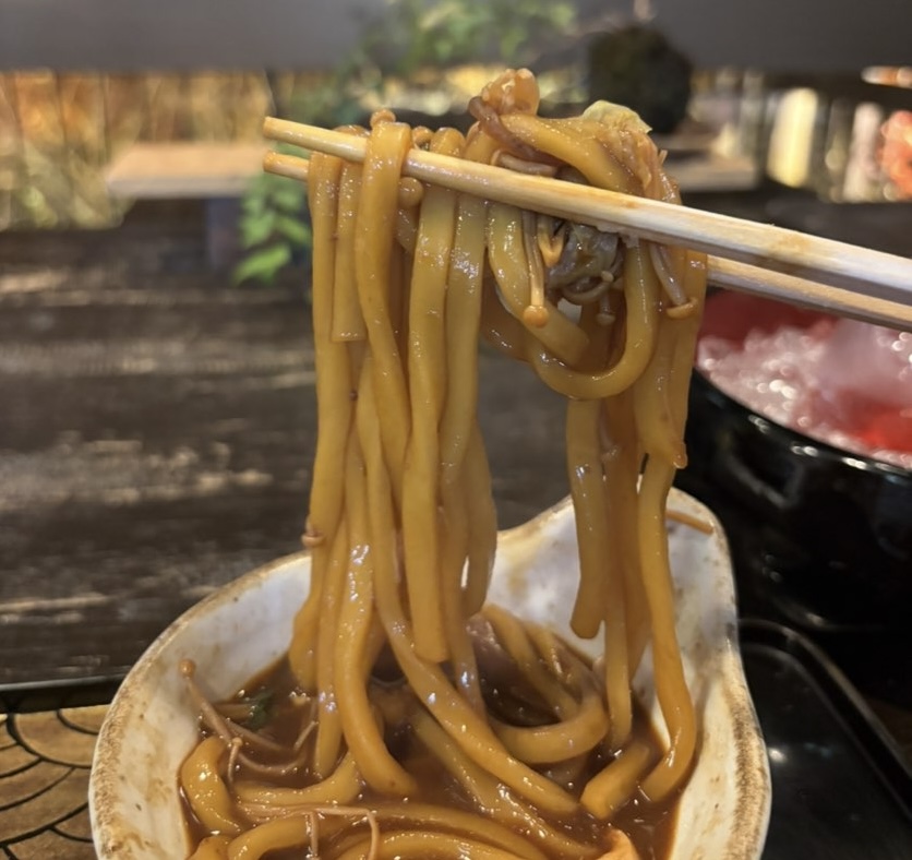 三河路(豊田市) 猪鍋のうどん