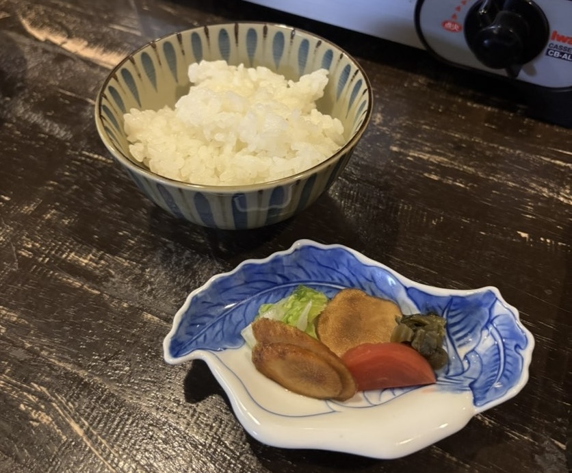 三河路(豊田市) 猪鍋用のご飯