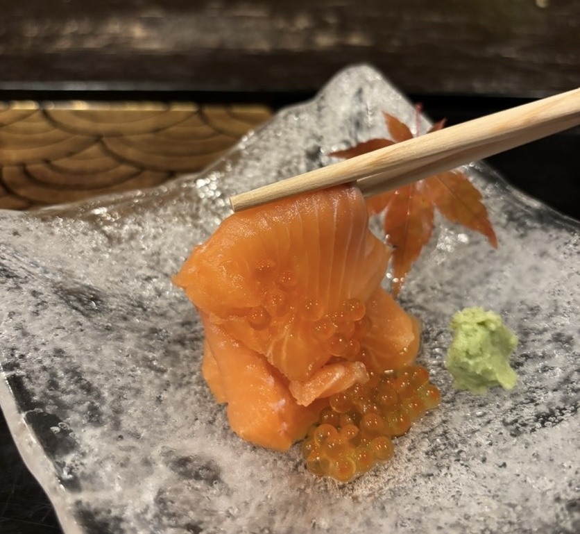 三河路(豊田市) サーモンのお造り