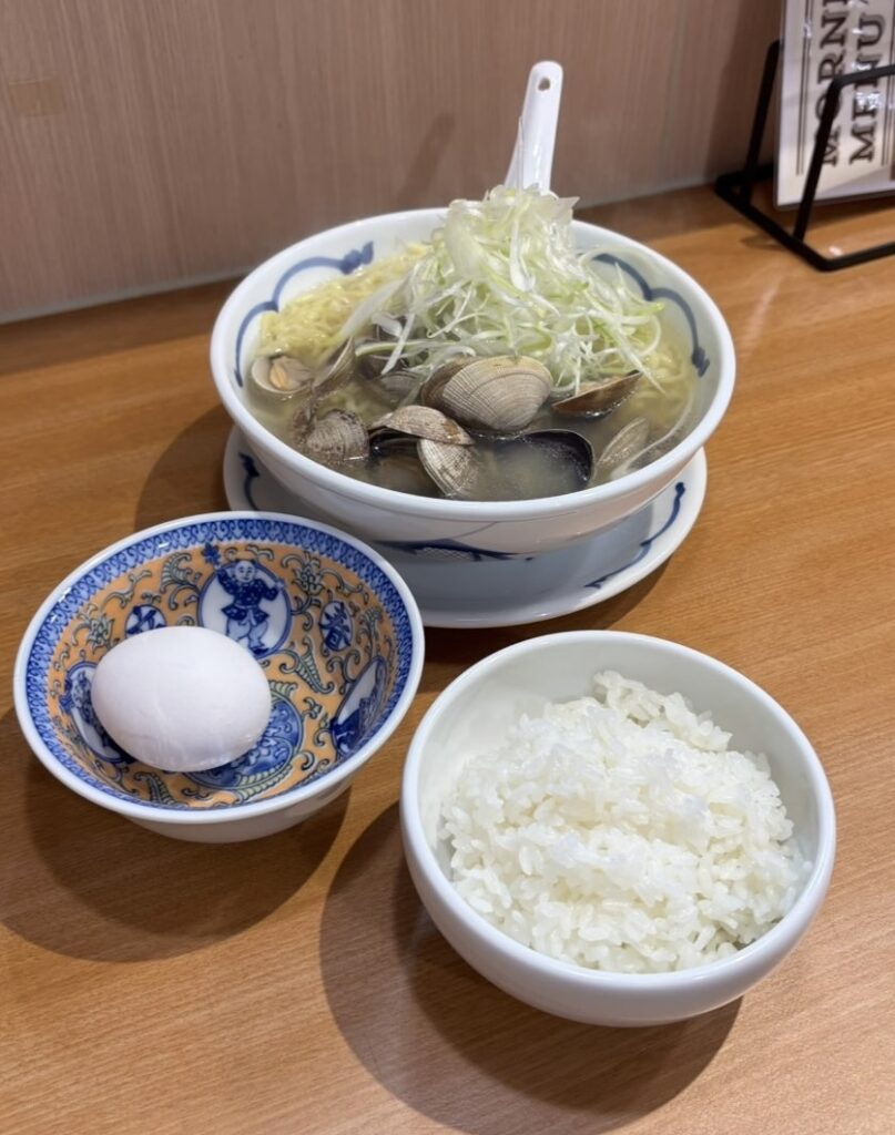 おはようキッチンだいくん(豊田市) あさりネギラーメン