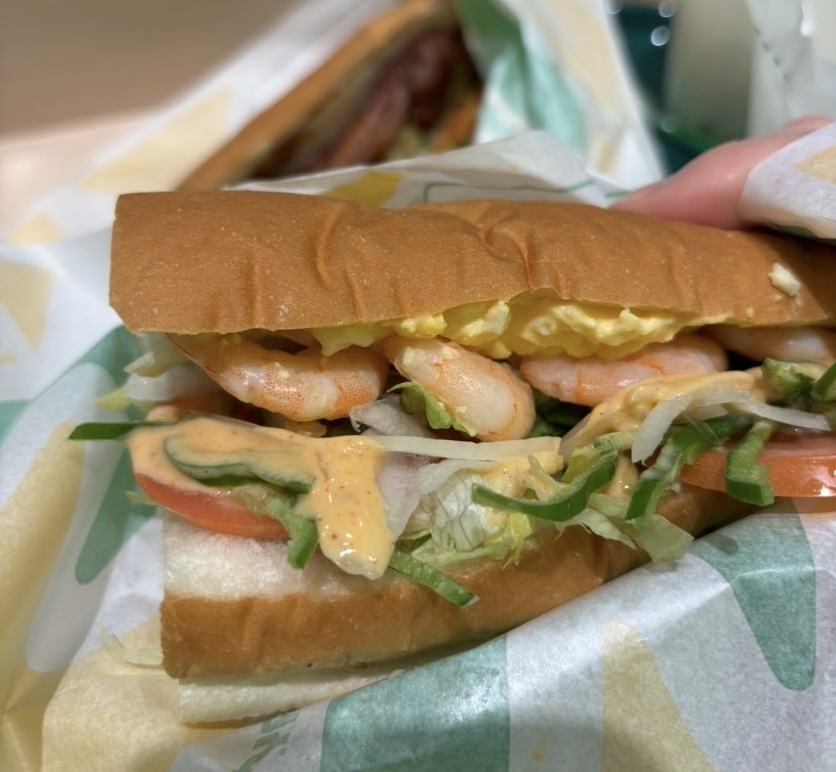 サブウェイ豊田店　えびたまサンド