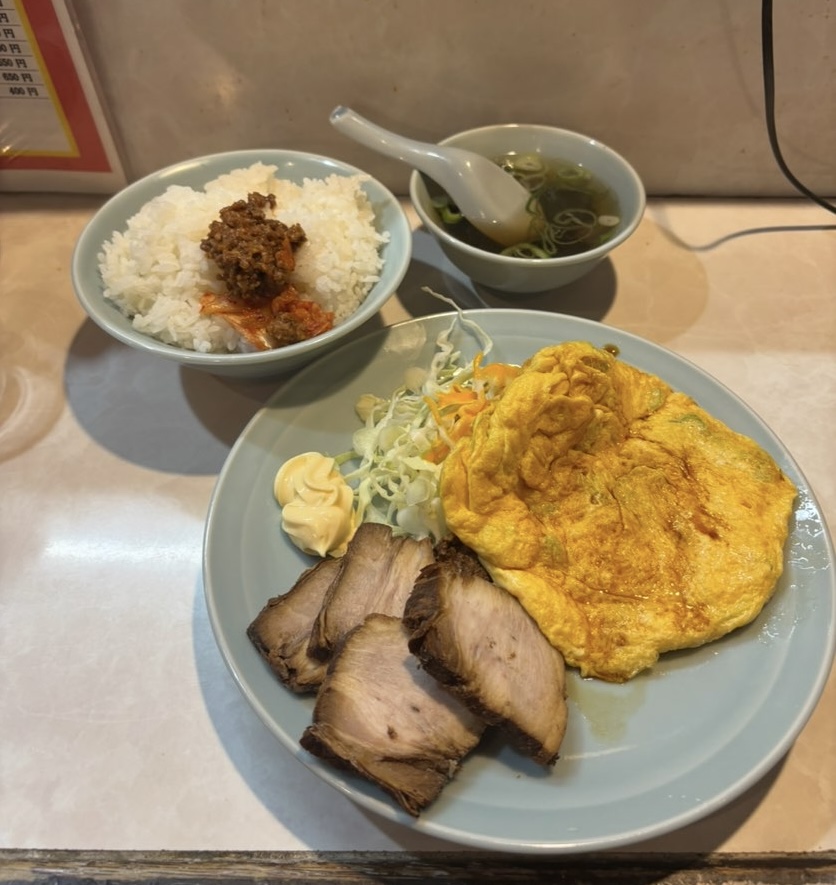 味楽苑(豊田市) 焼き豚定食