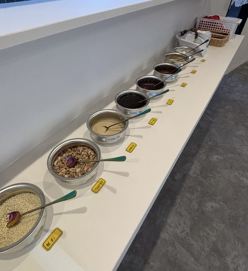 米寶麻辣湯(豊田店) 薬味コーナー