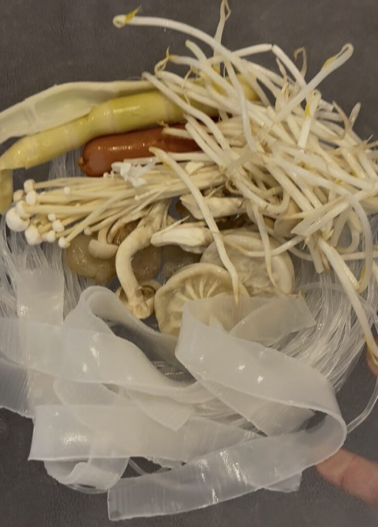 米寶麻辣湯(豊田店) 選んだ具材