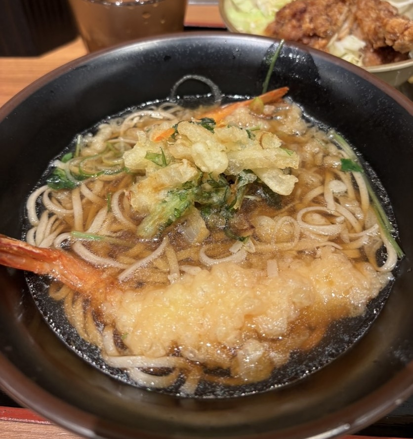 小木曽製粉所 豊田店　年越しそばとネギトッピング