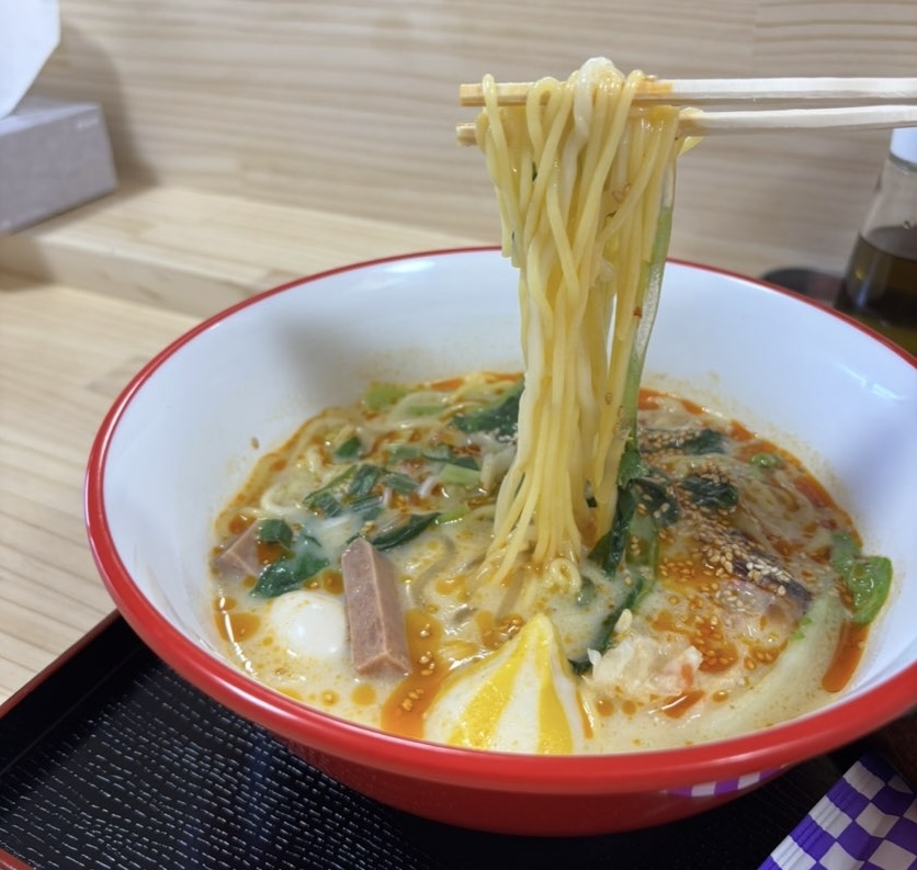 麻辣燙(マーラータン) 豊田市山之手 麻辣湯の麺