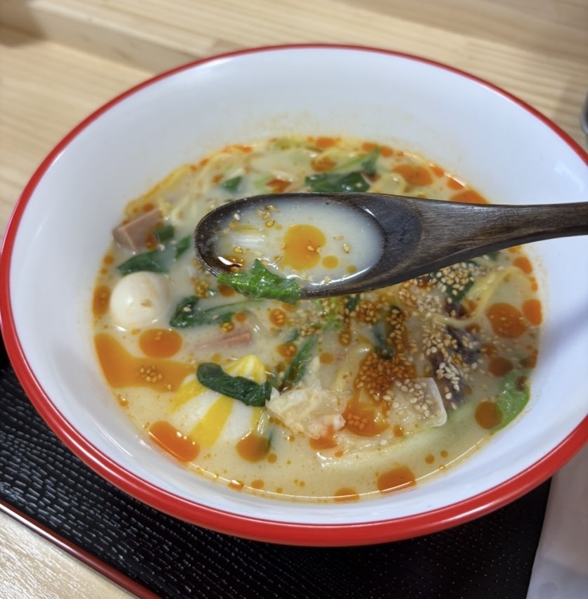 麻辣燙(マーラータン) 豊田市山之手 麻辣湯のスープ