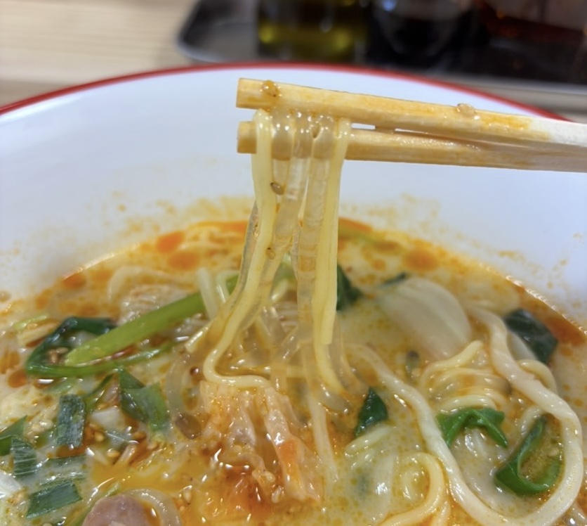麻辣燙(マーラータン) 豊田市山之手 麻辣湯の麺