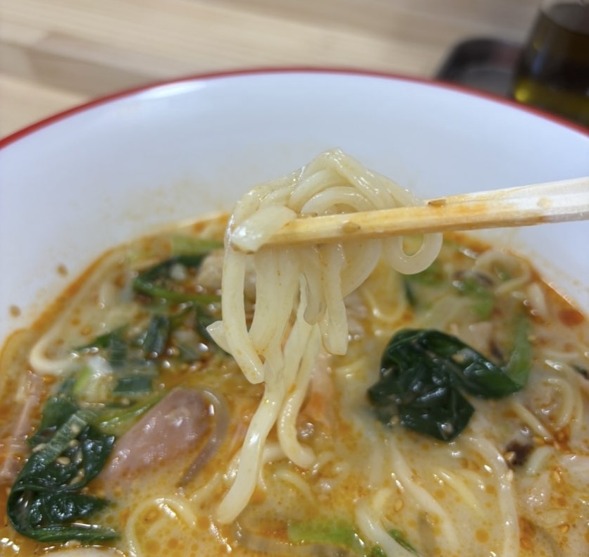 麻辣燙(マーラータン) 豊田市山之手 麻辣湯の麺