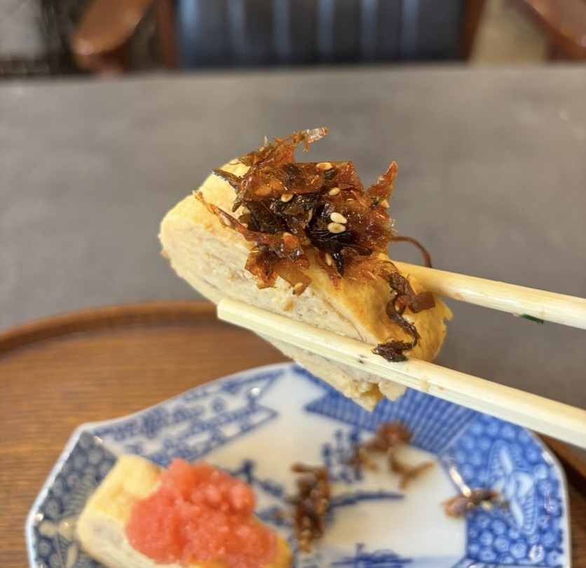 Knocks Build(豊田市) 出汁巻き玉子と佃煮