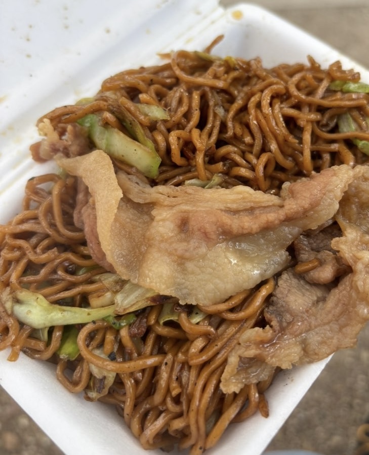 猿投神社 屋台のやきそば