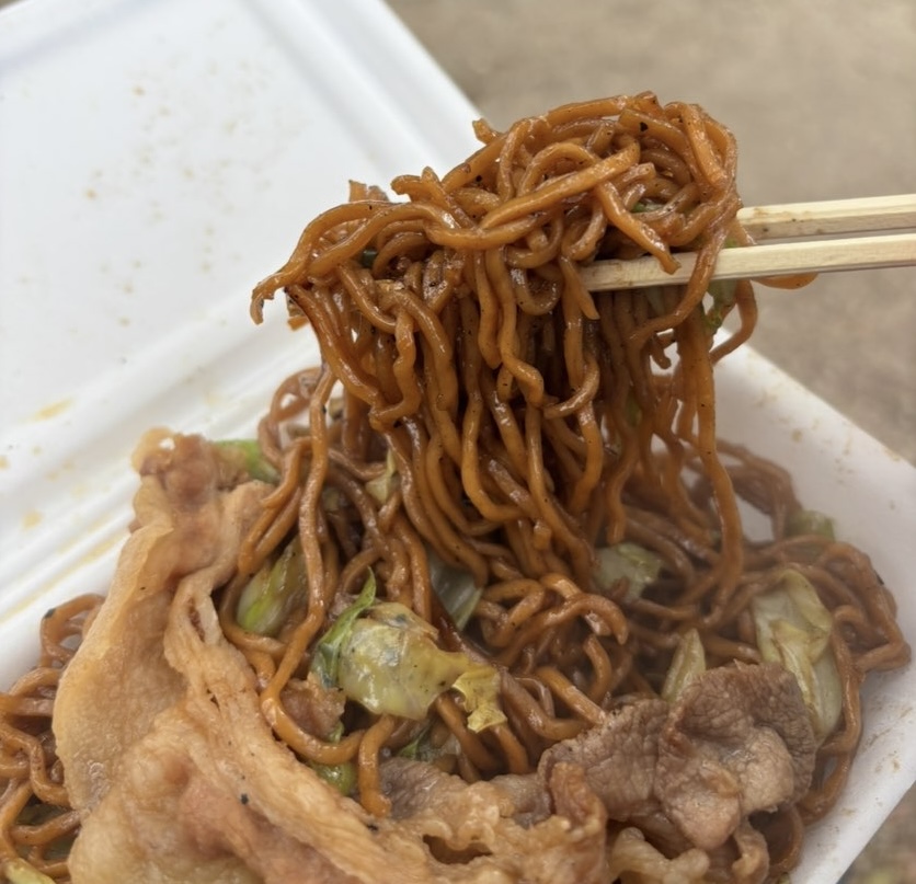 猿投神社 屋台のやきそば
