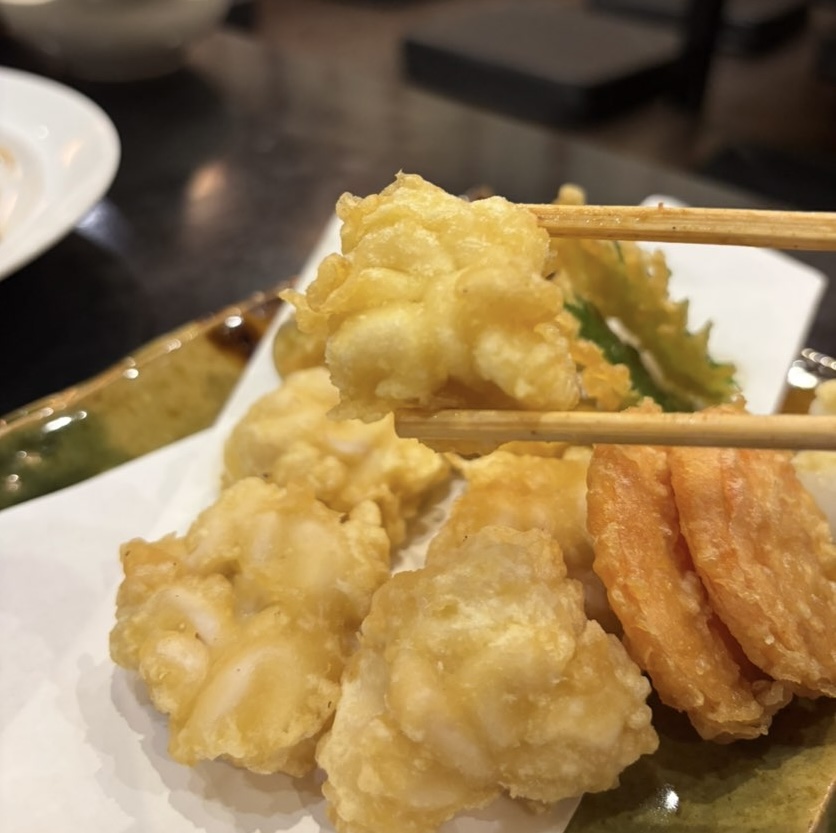 食楽家あかり（豊田市）　白子の天ぷら
