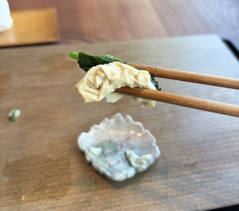 手巻き喫茶二巻（豊田市）　ゆばの手巻き寿司